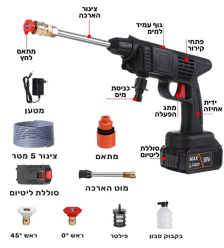 מכונת שטיפה בלחץ מים גבוה