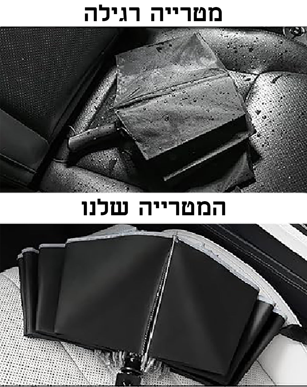 מטריה מתקפלת עוצמתית מחזירה אור