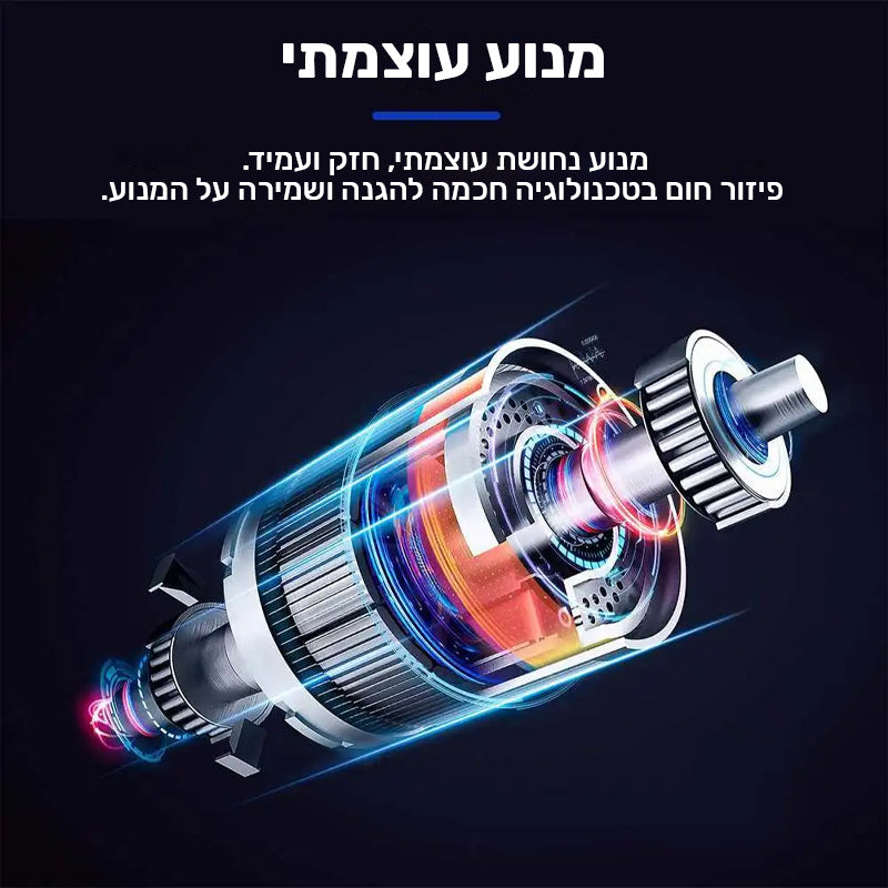 מפוח אוויר עוצמתי נייד ושואב 2 ב-1