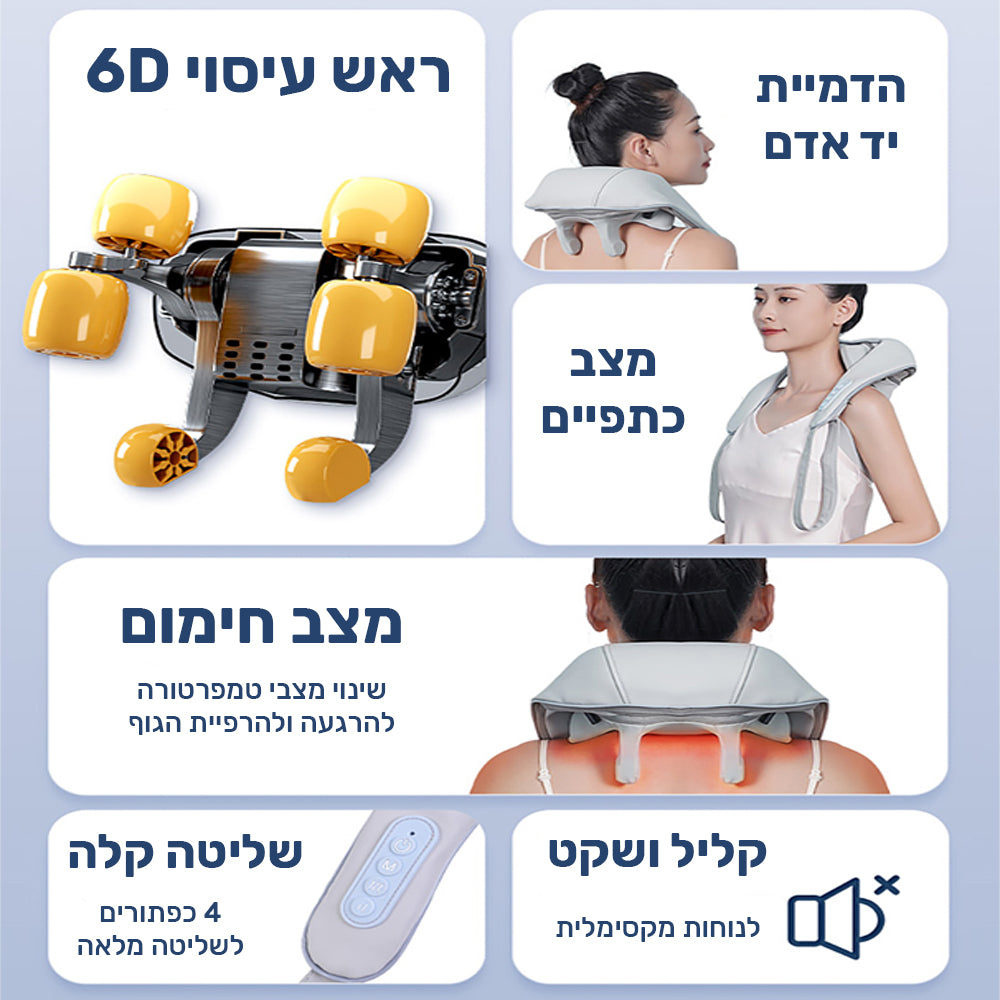 מכשיר עיסוי מקצועי חשמלי מחומם